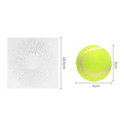 3D tennis ball car decal, view 6 - MRSLM