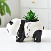Panda ceramic flower pot, view 8 - MRSLM