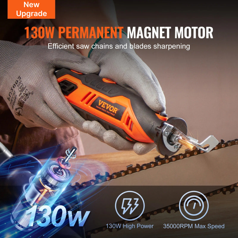 electric chainsaw sharpener kit, view 2 - MRSLM