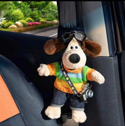 cartoon dog plush seat belt protector, view 14 - MRSLM