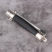 butterfly knife style folding comb, view 2 - MRSLM