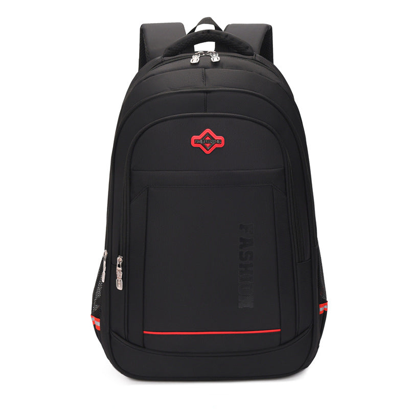 nylon school and business laptop backpack, view 4 - MRSLM