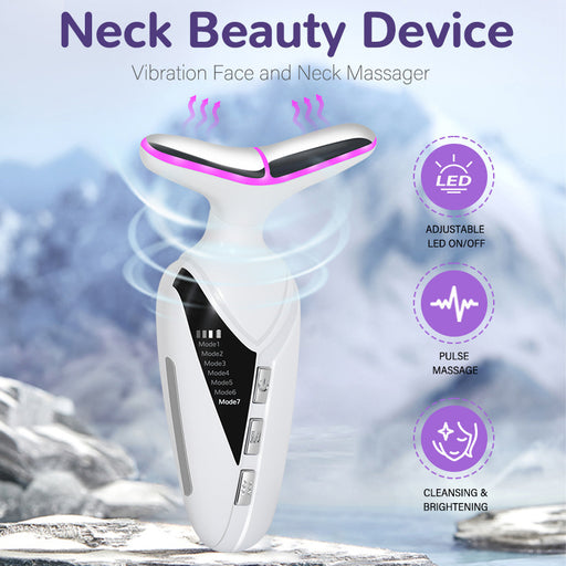 colorful light neck massage beauty device - MRSLM