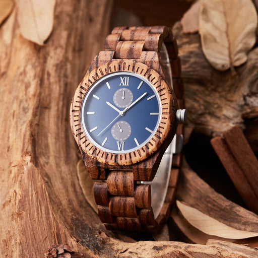 men's wooden quartz watch - MRSLM