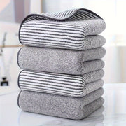 striped hand towel, view 3 - MRSLM