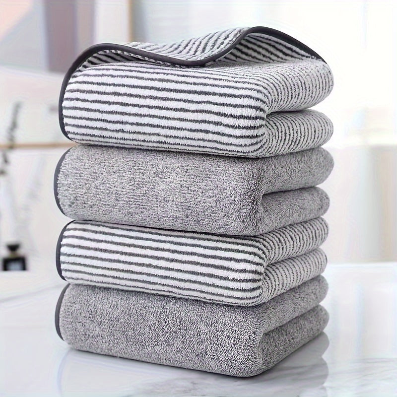 striped hand towel, view 3 - MRSLM
