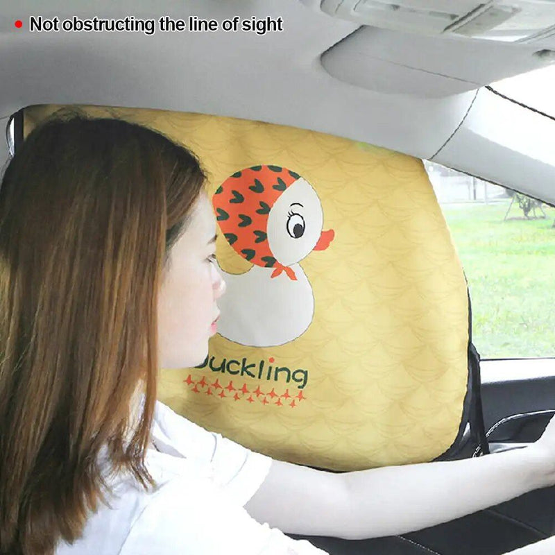 magnetic car window sunshade, view 9 - MRSLM