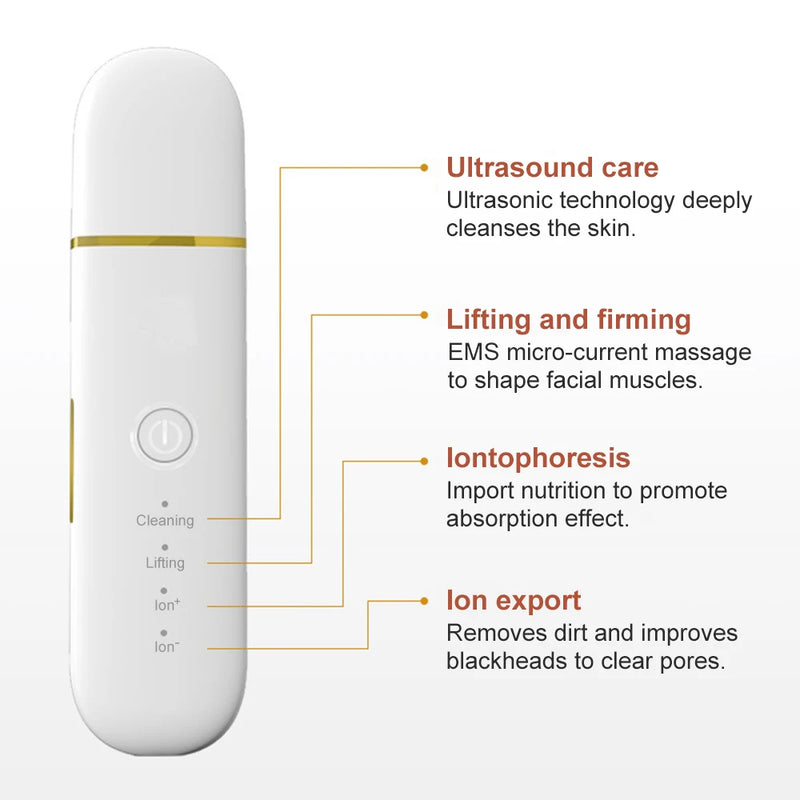 ultrasonic skin scrubber, view 8 - MRSLM