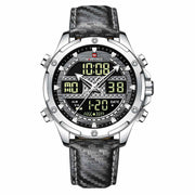 men's dual display sports watch, view 3 - MRSLM