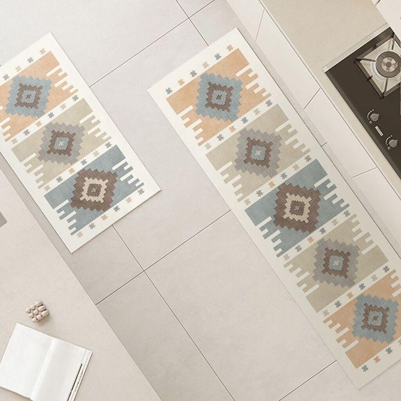 Bohemian geometric non-slip kitchen mat, view 7 - MRSLM