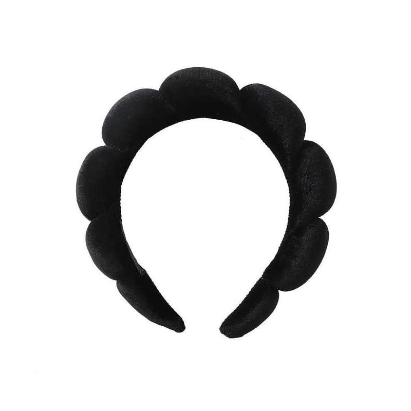 fluffy sponge headband for women, view 2 - MRSLM