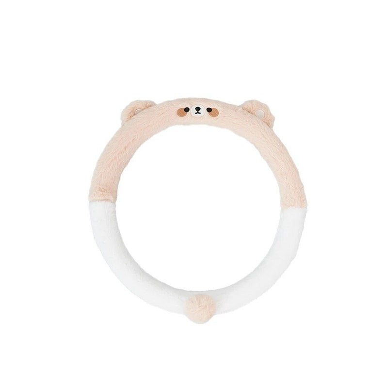 cute animal fluff steering wheel cover, view 5 - MRSLM