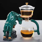 high borosilicate glass tea set, view 2 - MRSLM