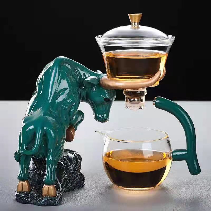 high borosilicate glass tea set, view 2 - MRSLM