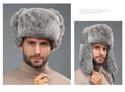 Rabbit fur winter hat, view 9 - MRSLM