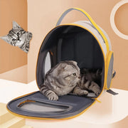 breathable foldable cat backpack, view 9 - MRSLM