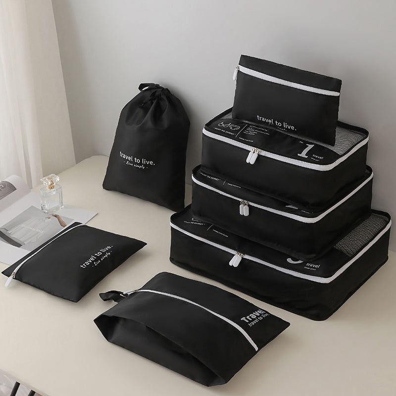7-piece travel storage bag set, view 2 - MRSLM