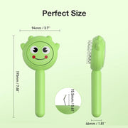 Self-cleaning pet grooming brush, view 9 - MRSLM