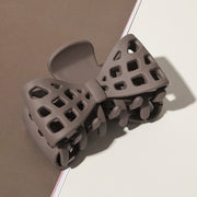 striped bow tie hairpin barrettes, view 7 - MRSLM