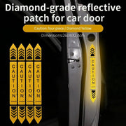 vehicle door reflective stickers, view 6 - MRSLM