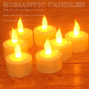 Rechargeable LED tea lights with charging base, view 8 - MRSLM