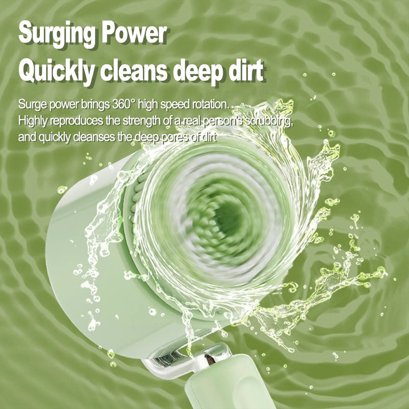 electric bath brush, view 6 - MRSLM