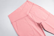 high-stretch cross-waist flared yoga pants, view 7 - MRSLM