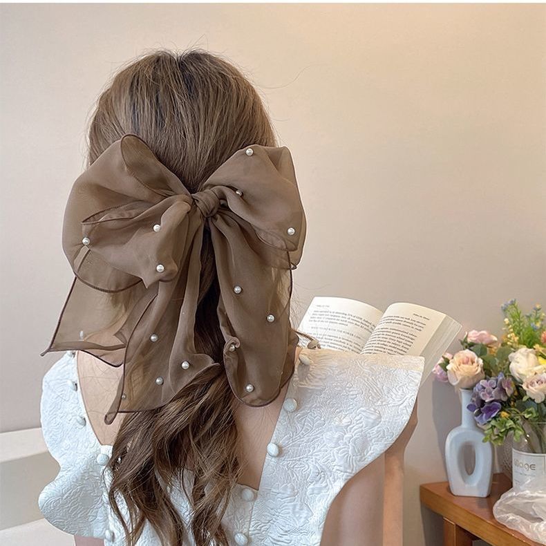 bow hair clip, view 9 - MRSLM