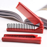 mini red folding pocket comb - MRSLM