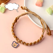 cute pet collar with bear pendant, view 4 - MRSLM