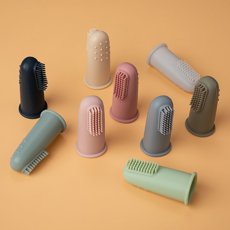silicone baby finger toothbrush - MRSLM