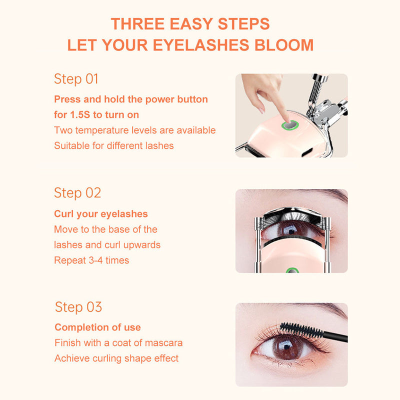 heated eyelash curler 3 modes rechargeable, view 8 - MRSLM