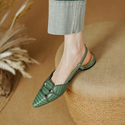 pointed toe slingback sandals - MRSLM
