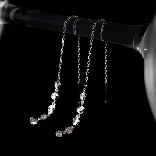 women's sterling silver tassel earrings - MRSLM