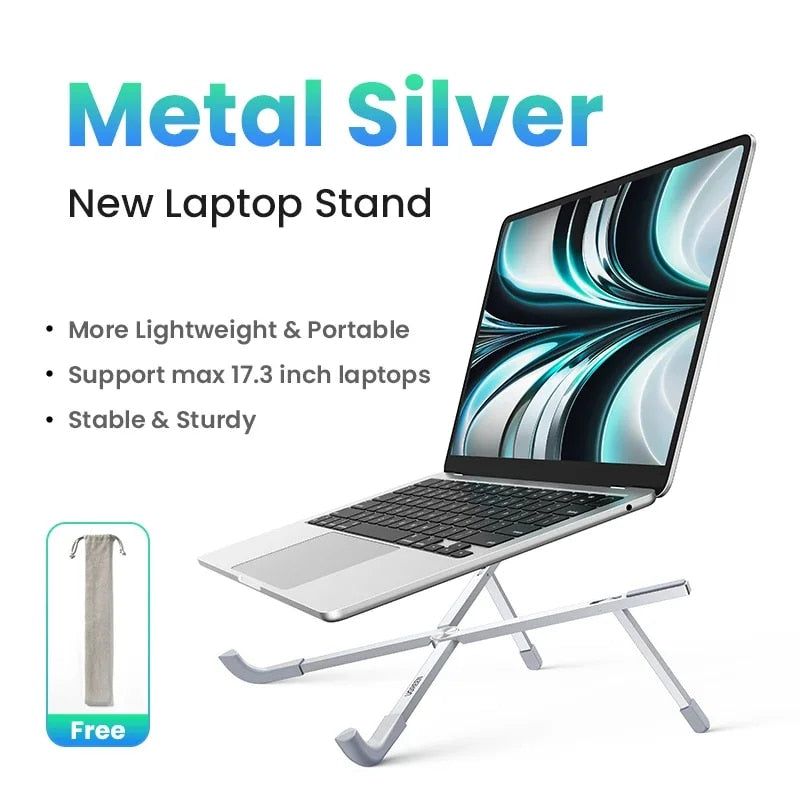 adjustable laptop stand, view 3 - MRSLM