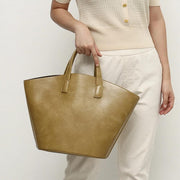vegan leather tote bag, view 4 - MRSLM
