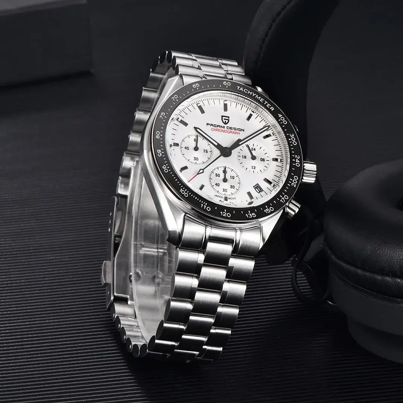 Men's sport chronograph watch, view 4 - MRSLM