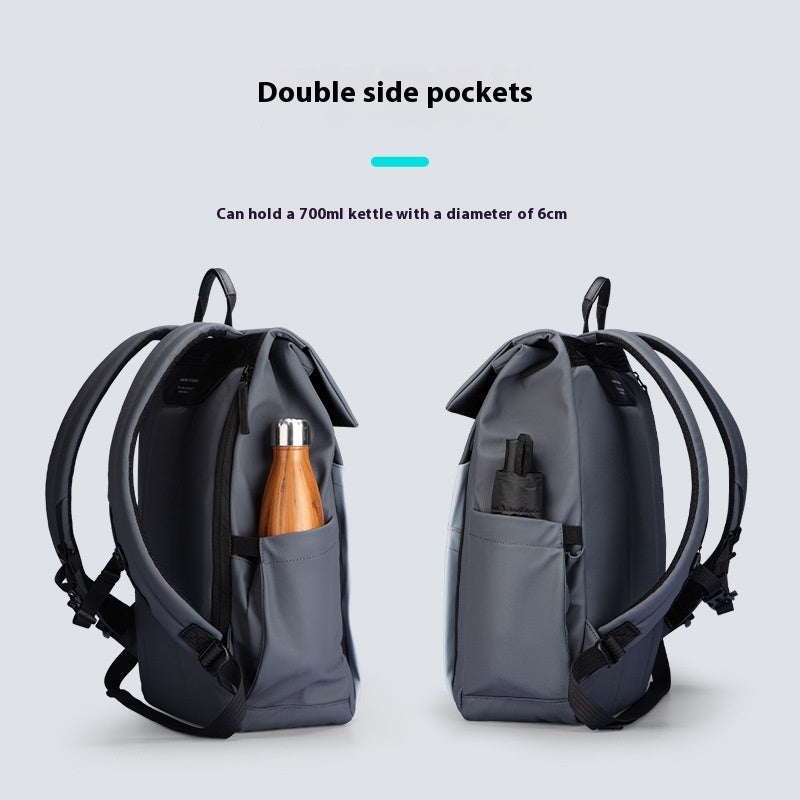 men's casual travel backpack, view 2 - MRSLM