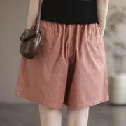 women's loose cotton shorts, view 8 - MRSLM