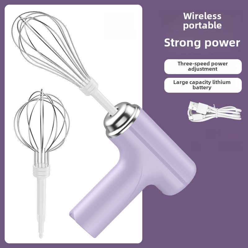 wireless electric food mixer, view 4 - MRSLM