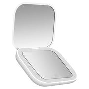 compact LED folding makeup mirror, view 2 - MRSLM