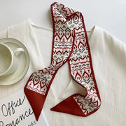silk scarf hair band, view 16 - MRSLM
