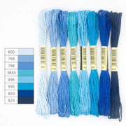 gradient color cross stitch thread, view 4 - MRSLM