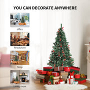 pvc snowfall christmas tree, view 2 - MRSLM