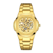 Men's hollow automatic mechanical watch, view 4 - MRSLM