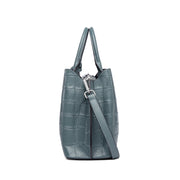 genuine leather women's tote bag, view 6 - MRSLM