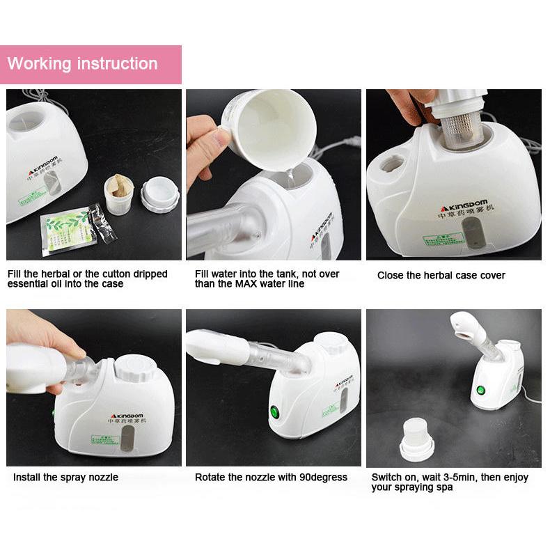 nano mist facial steamer, view 12 - MRSLM