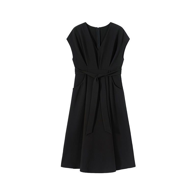 High waist A-line summer dress, view 5 - MRSLM