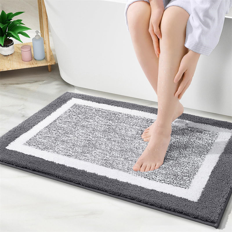 extra soft absorbent bathroom rug mat, view 3 - MRSLM