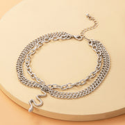 boho starfish anklet, view 5 - MRSLM